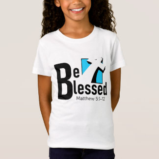 Seien Sie gesegnet mit Cross & Scripture Girls T-S T-Shirt