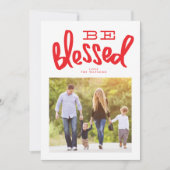 Seien Sie gesegnet Weihnachten Religious Custom Fo (Vorderseite)