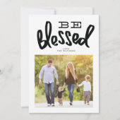 Seien Sie gesegnet Weihnachten Religious Custom Fo (Vorderseite)