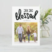 Seien Sie gesegnet Weihnachten Religious Custom Fo (Stehend Vorderseite)