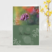 Seien Sie gesegnete Gruß-Karte Karte (Gelbe Blume)