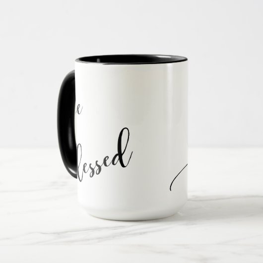 Seien Sie gesegnete Tasse (Vorderseite Links)