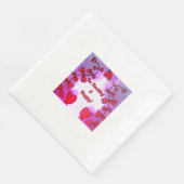 Seien Sie gesund und glücklich Papier Napkin Serviette (Ecke)