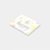 Seien Sie glücklich 2 Post-it Klebezettel (angewinkelt)