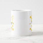 Seien Sie glücklich 3 Jumbo-Tasse (Vorderseite)