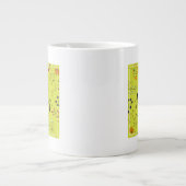 Seien Sie glücklich 5 Jumbo-Tasse (Vorderseite)