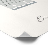 Seien Sie glücklich, Alligator-Kinder-Bestätigung  Poster (Ecke)