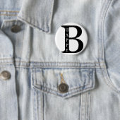Seien Sie glücklich (auf dem Innere… Schwarzen) Button (Beispiel)