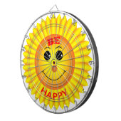 Seien Sie glücklich Dartscheibe (Vorderseite rechts)