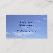 Seien Sie glücklich, dass Wort-Wolke im blauen Visitenkarte (Rückseite)