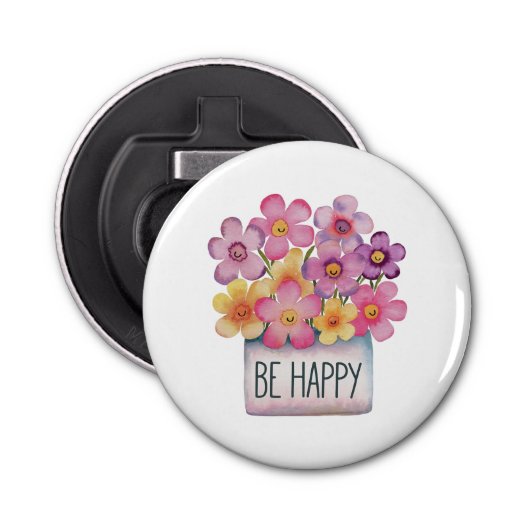 Seien Sie glücklich Flaschenöffner (Vorderseite)