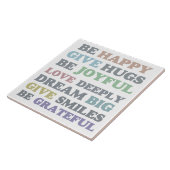 Seien Sie glücklich Fliese (Seite)