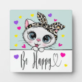 Seien Sie glücklich Fotoplatte (Vorderseite)