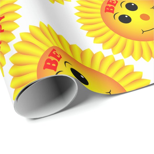 Seien Sie glücklich Geschenkpapier (Rolleneckpunkt)
