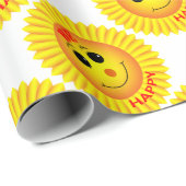 Seien Sie glücklich Geschenkpapier (Rolleneckpunkt)