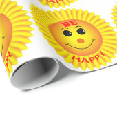 Seien Sie glücklich Geschenkpapier (Rolleneckpunkt)