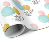Seien Sie glücklich Geschenkpapier (Rolleneckpunkt)