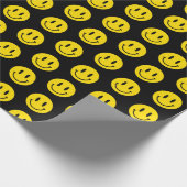 Seien Sie glücklich Grinsen Gesicht Funny jede Hin Geschenkpapier (Ecke)