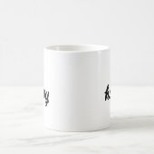 Seien Sie glücklich Kaffeetasse (Mittel)