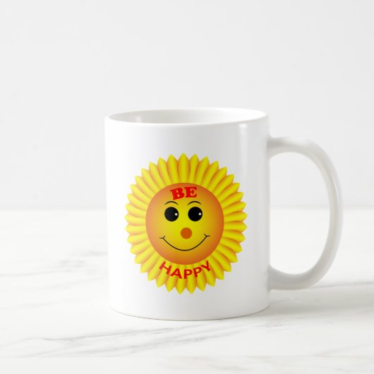 Seien Sie glücklich Kaffeetasse (Rechts)