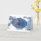 Seien Sie glücklich Karte (Gelbe Blume)