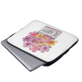 Seien Sie glücklich Laptopschutzhülle (Vorne Knopf)