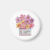 Seien Sie glücklich Magnet (Vorne)