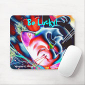 Seien Sie glücklich! Mausunterlage Mousepad (Mit Mouse)