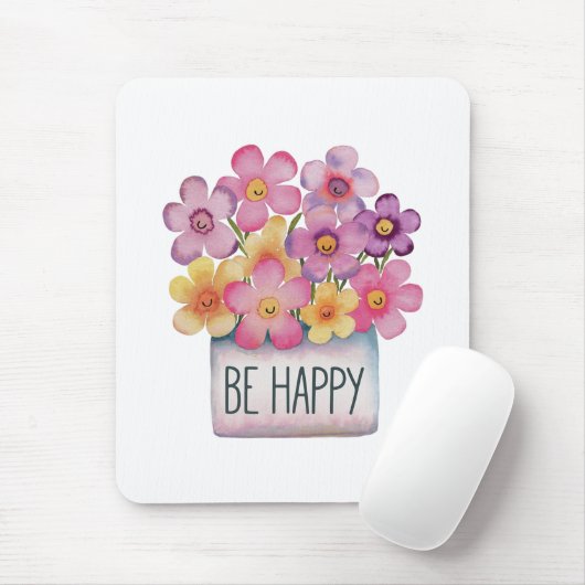 Seien Sie glücklich Mousepad (Mit Mouse)