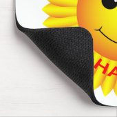 Seien Sie glücklich Mousepad (Ecke)