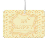 Seien Sie glücklich, Niedliche Stars Pattern Air F Autolufterfrischer (Rückseite)