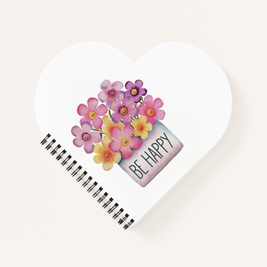 Seien Sie glücklich Notizblock (Vorderseite)