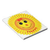 Seien Sie glücklich Notizblock (angewinkelt)