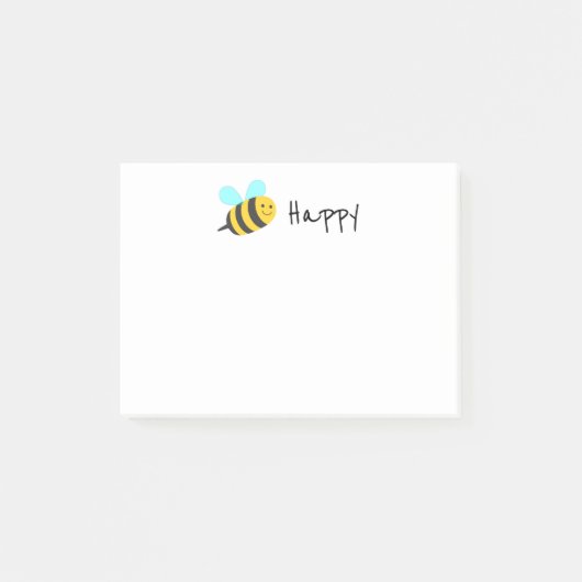 Seien Sie glücklich Post-it Klebezettel (Vorderseite)