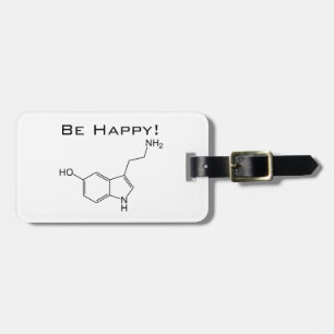 Seien Sie glücklich! Serotonin-Gepäckanhänger Gepäckanhänger