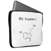 Seien Sie glücklich! Serotonin-Laptop-Hülse Laptopschutzhülle (Vorne Rechts)