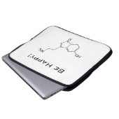 Seien Sie glücklich! Serotonin-Laptop-Hülse Laptopschutzhülle (Vorne Knopf)