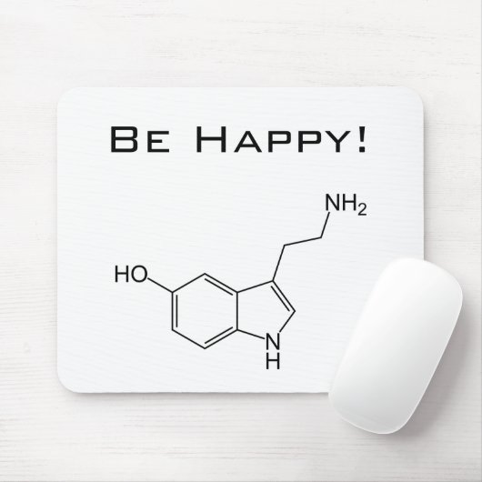 Seien Sie glücklich! Serotonin Mousepad (Mit Mouse)