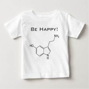 Seien Sie glücklich! Serotonin-Säuglings-T - Shirt