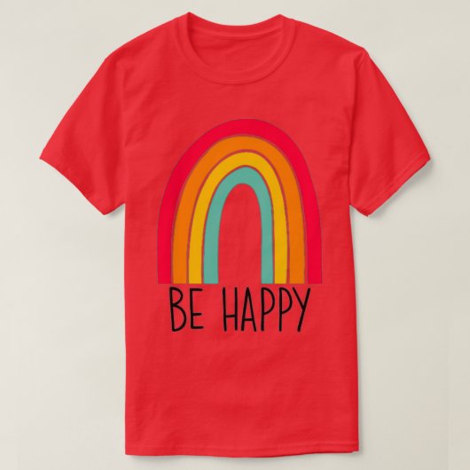 Seien Sie glücklich T-Shirt (Design vorne)