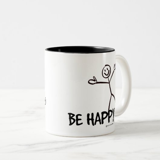 SEIEN SIE GLÜCKLICH TASSE (VorderseiteRechts)