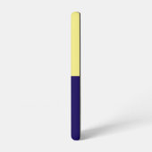 Seien Sie glücklich telefonisch (Butter Yellow & N Samsung Galaxy Hülle (Linke Seite)