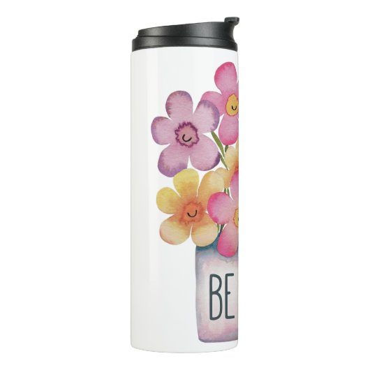 Seien Sie glücklich Thermosbecher (Nach links gedreht)