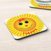 Seien Sie glücklich Untersetzer (Linke Seite)