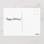 Seien Sie glücklich, wenn Sie positiv festlich sei Postkarte (Rückseite)