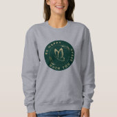 Seien Sie glücklich, wenn Sie Schmetterlingsfrauen Sweatshirt (Vorderseite)