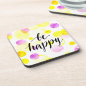 Seien Sie glückliche 2 Untersetzer (Linke Seite)