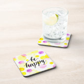 Seien Sie glückliche 2 Untersetzer (Rechte Seite)