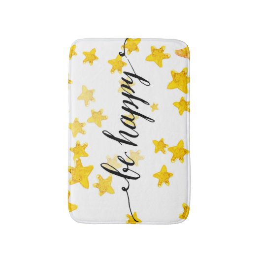 Seien Sie glückliche 3 Badematte (Vorderseite Vertikal)