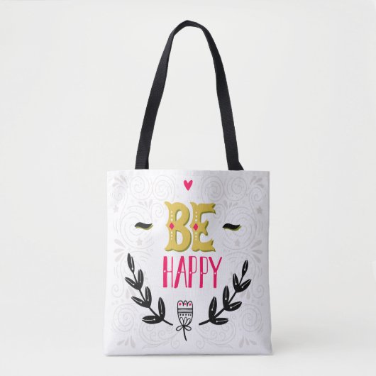 Seien Sie glückliche 4 Tasche (Vorderseite)